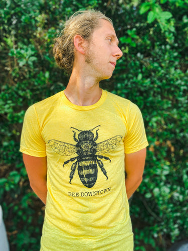 Unisex Bee Tee—Yellow