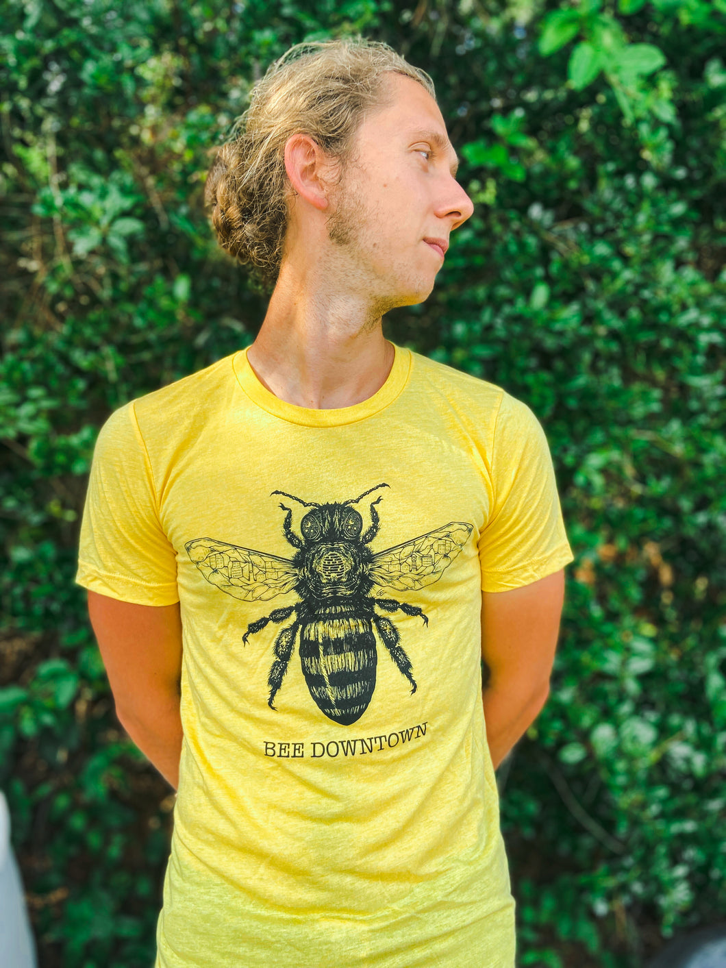 Unisex Bee Tee—Yellow